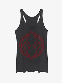 Star Wars Episode IX Rise of Skywalker Red Trooper Sith Emblem Girls Tank