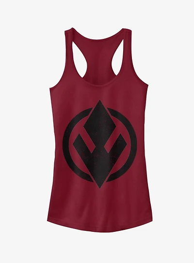 Star Wars Episode IX Rise of Skywalker Red Trooper Sith Trooper Solid Emblem Girls Tank