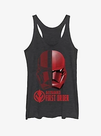 Star Wars Episode IX Rise of Skywalker Red Trooper Split Sith Trooper Girls Tank