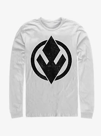 Star Wars Episode IX Rise of Skywalker Red Trooper SithTrooper Solid Emblem Long-Sleeve T-Shirt