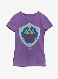Nintendo The Legend of Zelda: Link's Awakening Hylian Shield Youth Girls T-Shirt