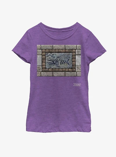 Nintendo The Legend of Zelda: Link's Awakening Whale Tablet Youth Girls T-Shirt