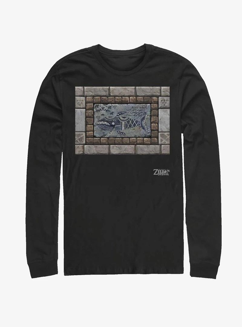 Nintendo The Legend of Zelda: Link's Awakening Whale Tablet Long-Sleeve T-Shirt