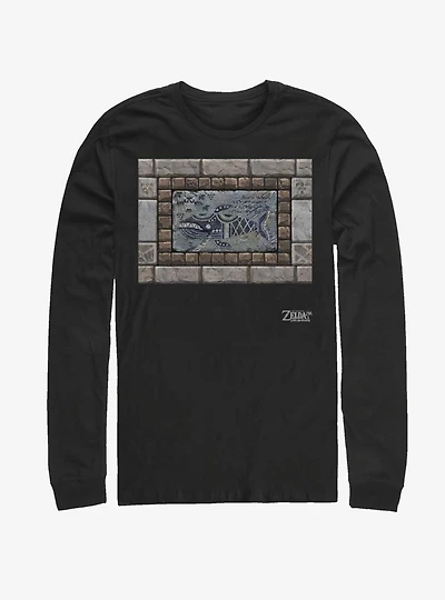 Nintendo The Legend of Zelda: Link's Awakening Whale Tablet Long-Sleeve T-Shirt