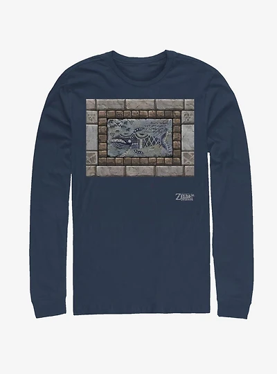 Nintendo The Legend of Zelda: Link's Awakening Whale Tablet Long-Sleeve T-Shirt