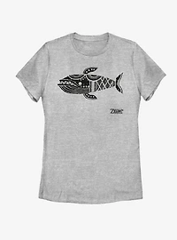 Nintendo The Legend of Zelda: Link's Awakening Whale Glyph Womens T-Shirt