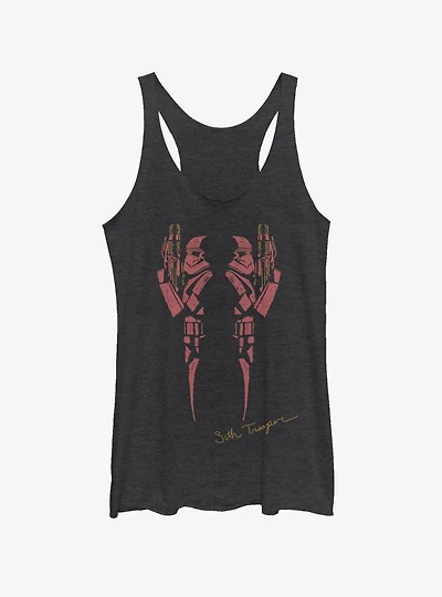 Star Wars Episode IX Rise of Skywalker Double Red Trooper Girls Tank