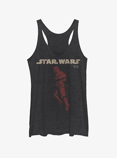 Star Wars Episode IX Rise of Skywalker Red Trooper Jet Girls Tank