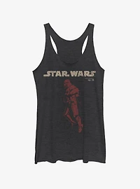 Star Wars Episode IX Rise of Skywalker Red Trooper Jet Girls Tank