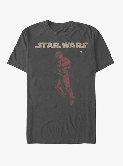 Star Wars Episode IX Rise of Skywalker Red Trooper Jet Red T-Shirt