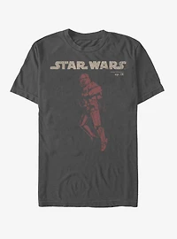 Star Wars Episode IX Rise of Skywalker Red Trooper Jet Red T-Shirt