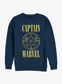 Marvel Captain Grunge Sweatshirt