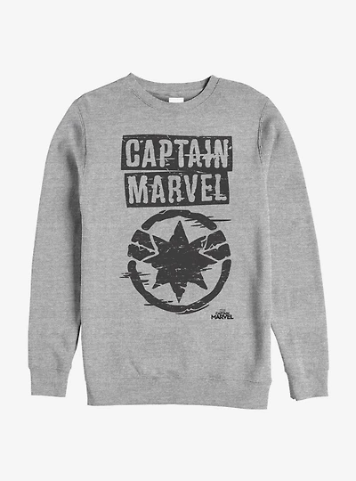 Marvel Captain Distressed Sweatshirt
