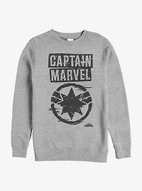 Marvel Captain Distressed Sweatshirt