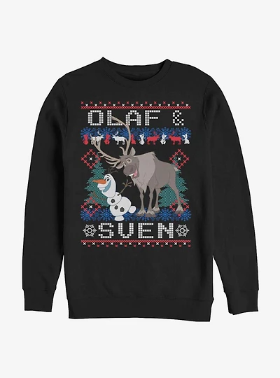 Disney Frozen Olaf And Sven Sweatshirt