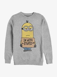 Despicable Me Minions Stupid Sweatshirt