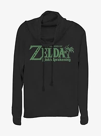 Nintendo The Legend of Zelda Link's Awakening Cowl Neck Long-Sleeve Girls Top