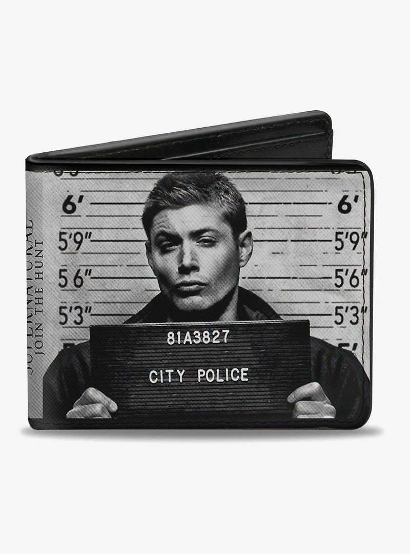 Supernatural Dean Sam Mug Shot Bi-Fold Wallet