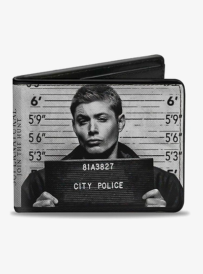 Supernatural Dean Sam Mug Shot Bi-Fold Wallet