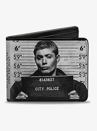 Supernatural Dean Sam Mug Shot Bi-Fold Wallet