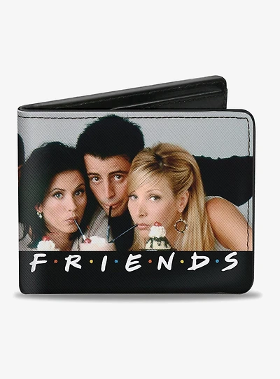 Friends Milk Shake Pose Bi-Fold Wallet