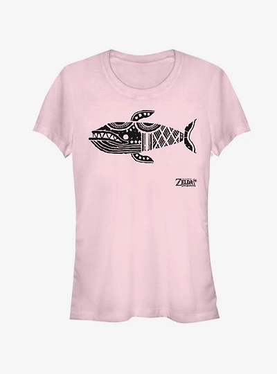 Nintendo The Legend of Zelda: Link's Awakening Wale Glyph Girls T-Shirt