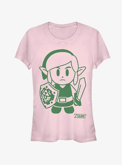 Nintendo The Legend of Zelda: Link's Awakening Link Avatar Outline Girls T-Shirt