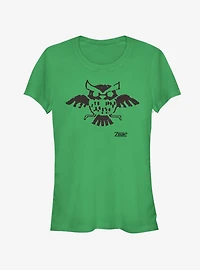 Nintendo The Legend of Zelda: Link's Awakening Owl Glyph Girls T-Shirt