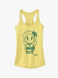 Nintendo The Legend of Zelda: Link's Awakening Miran Avatar Outline Girls T-Shirt
