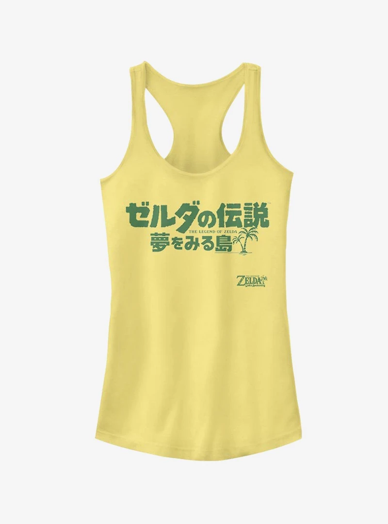 Nintendo The Legend of Zelda: Link's Awakening Japanese Logo Girls Tank