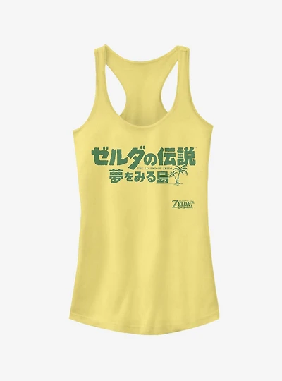 Nintendo The Legend of Zelda: Link's Awakening Japanese Logo Girls Tank