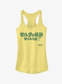 Nintendo The Legend of Zelda: Link's Awakening Japanese Logo Girls Tank