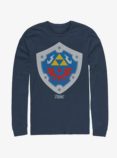 Nintendo The Legend of Zelda: Link's Awakening Hylian Shield Long-Sleeve T-Shirt
