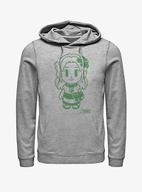 Nintendo The Legend of Zelda: Link's Awakening Marin Avatar Outline Hoodie