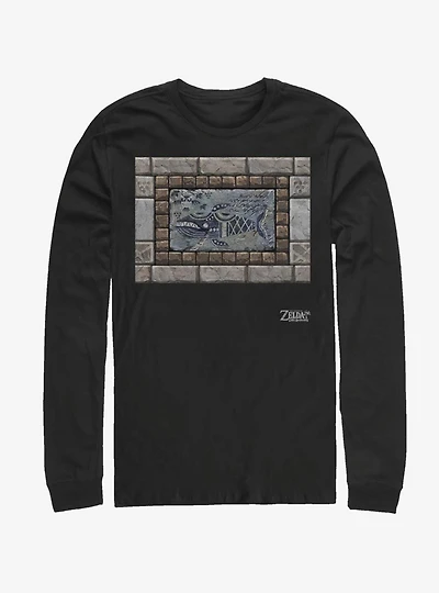 Nintendo The Legend of Zelda: Link's Awakening Whale Tablet Long-Sleeve T-Shirt