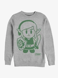 Nintendo The Legend of Zelda: Link's Awakening Link Avatar Outline Sweatshirt