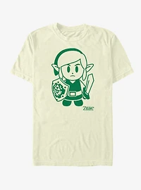 Nintendo The Legend of Zelda: Link's Awakening Link Avatar Outline T-Shirt
