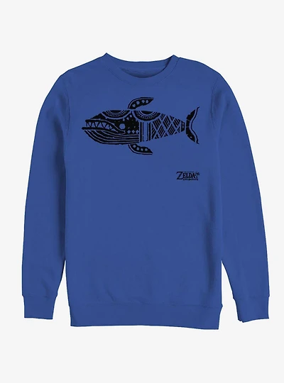 Nintendo The Legend of Zelda: Link's Awakening Whale Glyph Sweatshirt