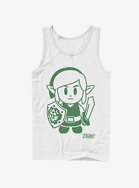 Nintendo The Legend of Zelda: Link's Awakening Link Avatar Outline Tank