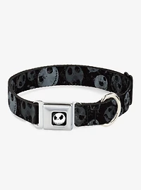 The Nightmare Before Christmas Jack Expressions Scattered Weather Seatbelt Buckle Dog Collar