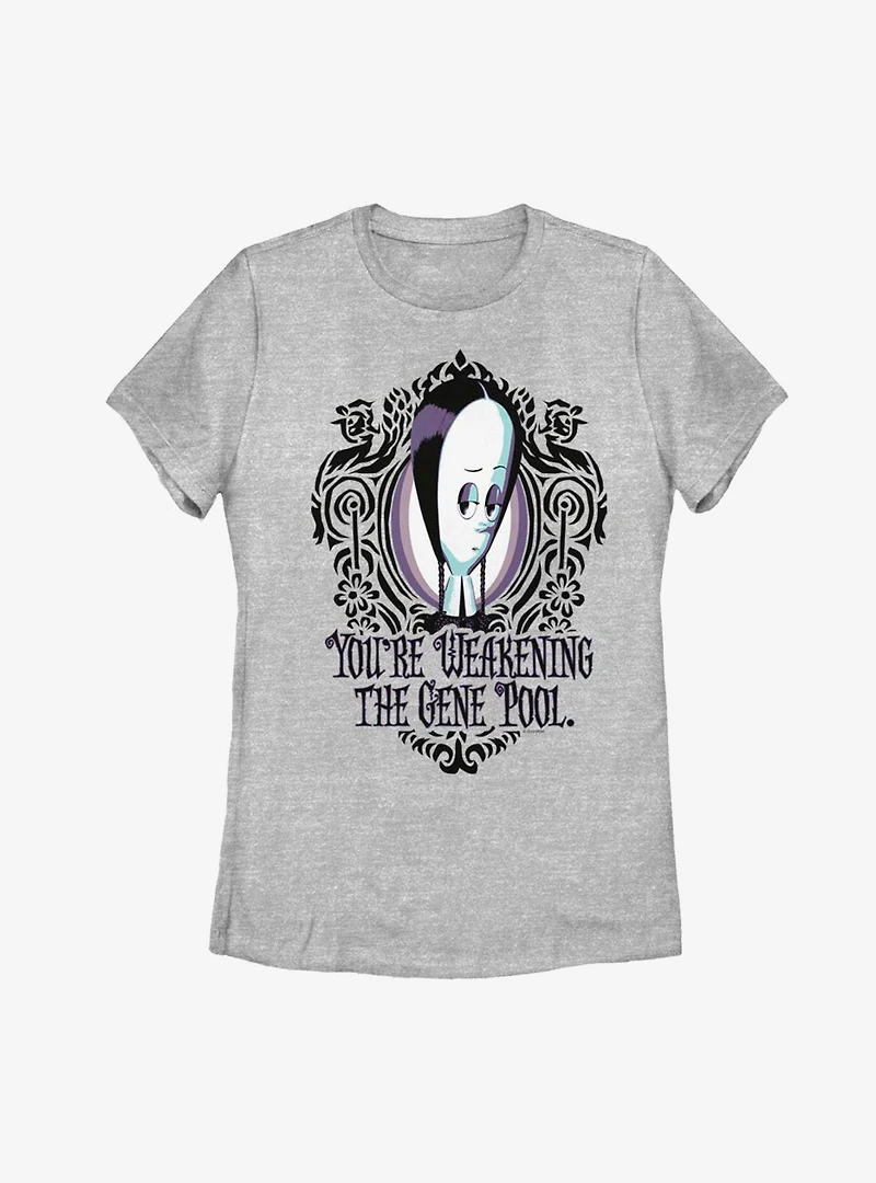 The Addams Family Weakening Gene Pool Womens T-Shirt