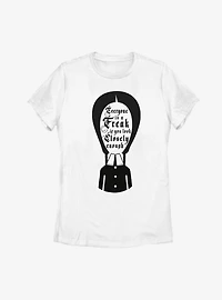 The Addams Family Wednesday Everyone Is A Freak Womens T-Shirt