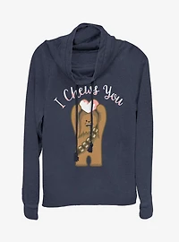Star Wars Chewse You Cowl Neck Long-Sleeve Nirls Top
