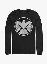 Marvel Avengers Vintage Shield Long-Sleeve T-Shirt