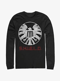 Marvel Avengers Shield Branding Long-Sleeve T-Shirt