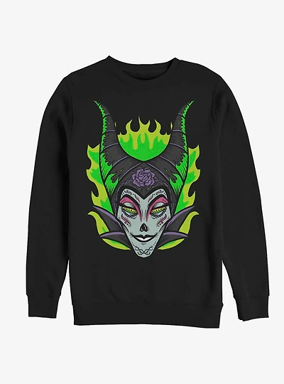 Disney Maleficent Sugar Skull Sweatshirt