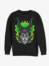 Disney Maleficent Sugar Skull Sweatshirt