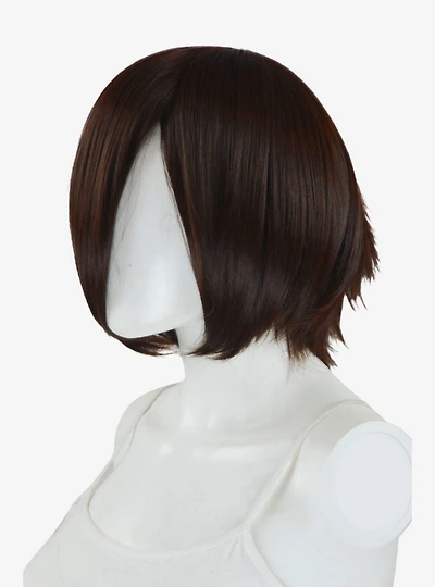 Epic Cosplay Aphrodite Dark Brown Long Bang Layered Short Wig