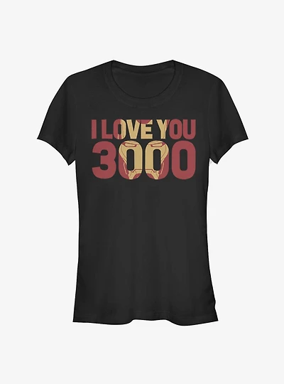 Marvel Avengers: Endgame Iron Man I Love You 3000 Girls T-Shirt