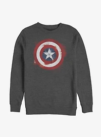 Marvel Captain America Spray Logo Sweatshirt